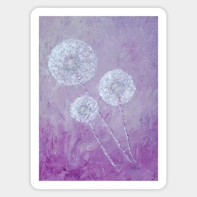 dandelion Sticker by Kunst und Kreatives